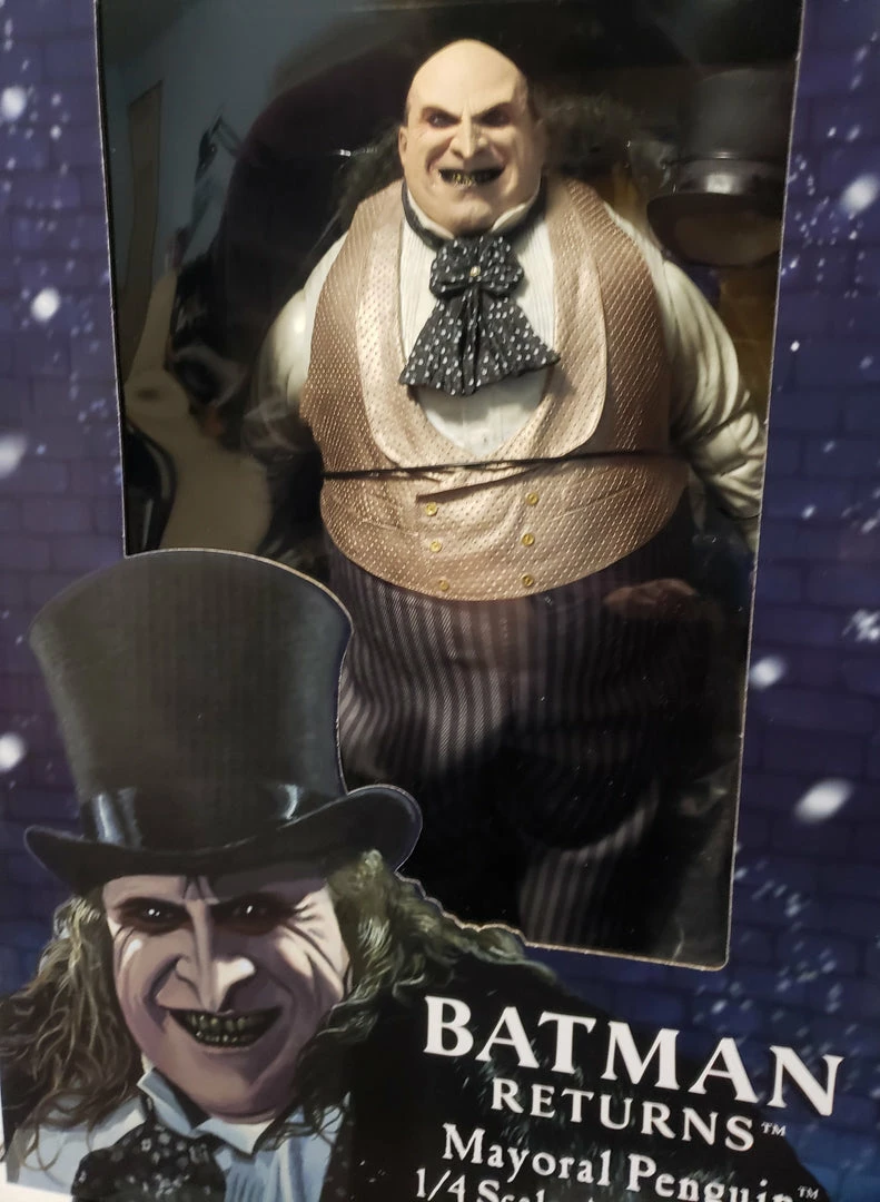 Best Sale 😀 Batman Returns – 1/4 Scale Action Figure – Mayoral Penguin (Danny DeVito) By NECA ⭐ 17 Batman Returns – 1/4 Scale Action Figure – Mayoral Penguin (Danny DeVito) By NECA