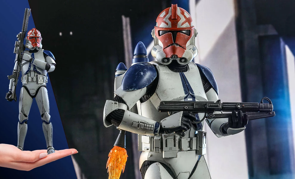 Cheap ⌛ Hot Toys 501st Battalion Clone Trooper (Deluxe) 🥰 2 Hot Toys 501st Battalion Clone Trooper (Deluxe)