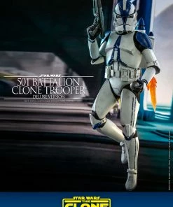Cheap ⌛ Hot Toys 501st Battalion Clone Trooper (Deluxe) 🥰 24 Hot Toys 501st Battalion Clone Trooper (Deluxe)