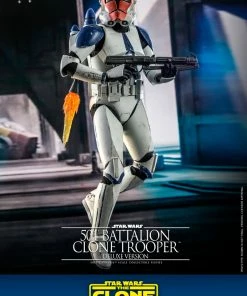 Cheap ⌛ Hot Toys 501st Battalion Clone Trooper (Deluxe) 🥰 27 Hot Toys 501st Battalion Clone Trooper (Deluxe)