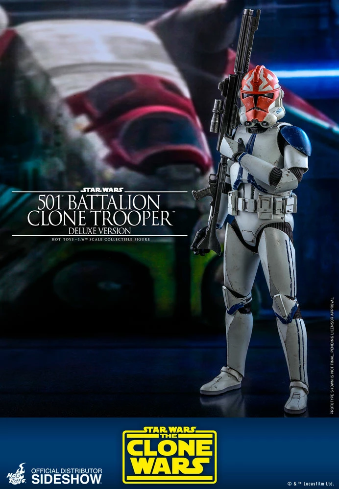 Cheap ⌛ Hot Toys 501st Battalion Clone Trooper (Deluxe) 🥰 17 Hot Toys 501st Battalion Clone Trooper (Deluxe)