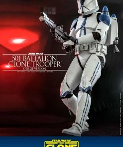 Cheap ⌛ Hot Toys 501st Battalion Clone Trooper (Deluxe) 🥰 28 Hot Toys 501st Battalion Clone Trooper (Deluxe)