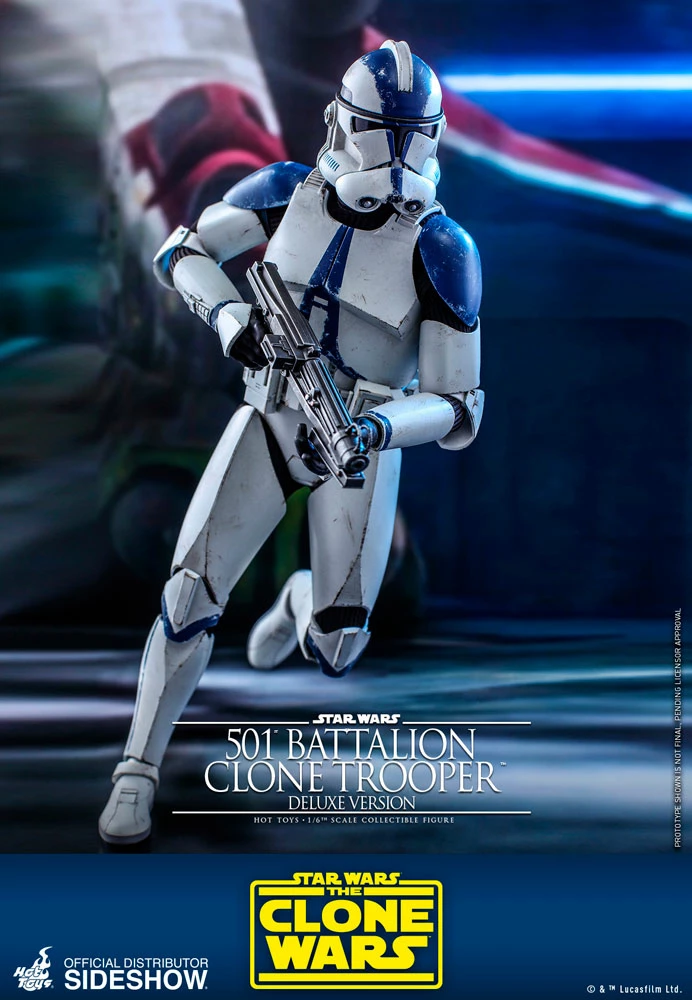 Cheap ⌛ Hot Toys 501st Battalion Clone Trooper (Deluxe) 🥰 4 Hot Toys 501st Battalion Clone Trooper (Deluxe)