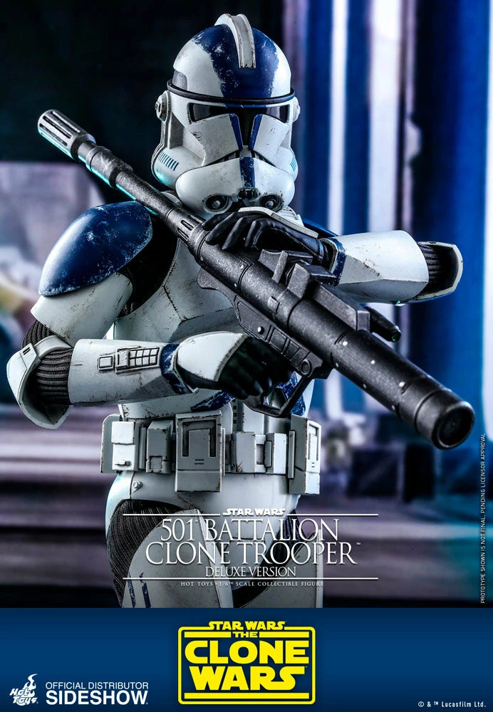 Cheap ⌛ Hot Toys 501st Battalion Clone Trooper (Deluxe) 🥰 15 Hot Toys 501st Battalion Clone Trooper (Deluxe)