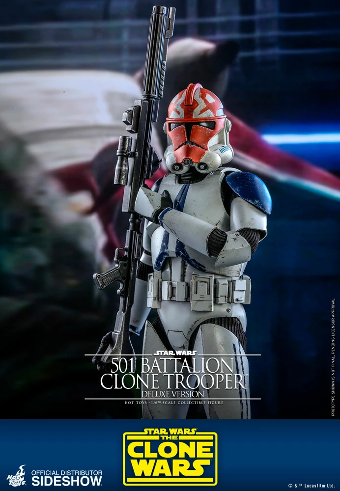 Cheap ⌛ Hot Toys 501st Battalion Clone Trooper (Deluxe) 🥰 7 Hot Toys 501st Battalion Clone Trooper (Deluxe)