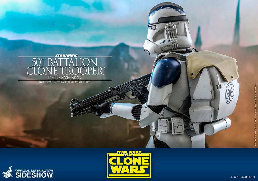 Cheap ⌛ Hot Toys 501st Battalion Clone Trooper (Deluxe) 🥰 14 Hot Toys 501st Battalion Clone Trooper (Deluxe)