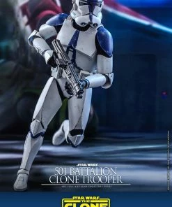 Sixth Scale Collectible Figures 501st Battalion Clone Trooper Sixth Scale Figure By Hot Toys The Clone Wars - Television Masterpiece Series