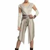 Halloweencostumes.com Adult Deluxe Star Wars The Force Awakens Rey Costume Cosplay, Halloween Costumes