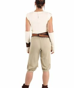 Halloweencostumes.com Adult Deluxe Star Wars The Force Awakens Rey Costume Cosplay, Halloween Costumes