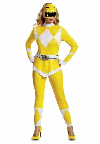 Cheapest โญ Fun.com Cosplay, ๐ฆ Halloween Costumes Power Rangers Yellow Adult Costume ๐ 1 Fun.com Cosplay, Halloween Costumes Power Rangers Yellow Adult Costume