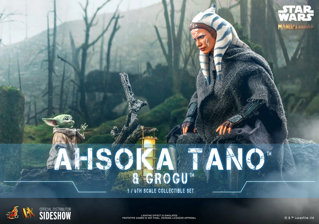Brand new π Hot Toys Sixth Scale Collectible Figures Ahsoka Tano And Grogu Sixth Scale Figure Set π 2 Hot Toys Sixth Scale Collectible Figures Ahsoka Tano And Grogu Sixth Scale Figure Set
