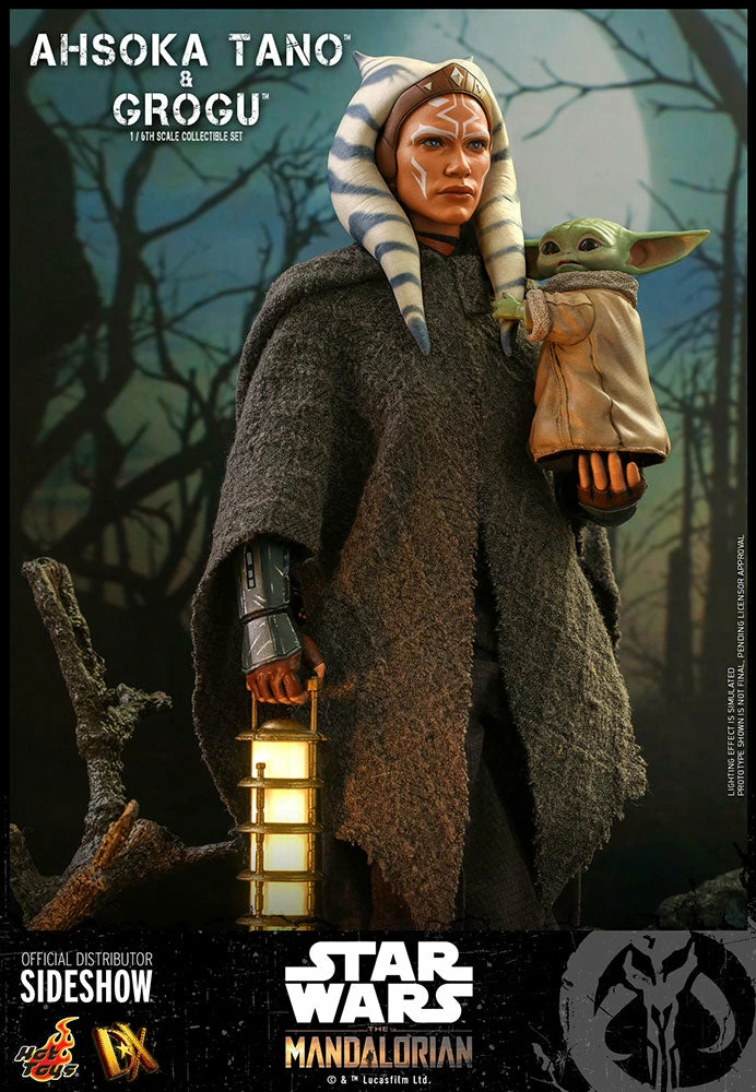 Brand new π Hot Toys Sixth Scale Collectible Figures Ahsoka Tano And Grogu Sixth Scale Figure Set π 6 Hot Toys Sixth Scale Collectible Figures Ahsoka Tano And Grogu Sixth Scale Figure Set