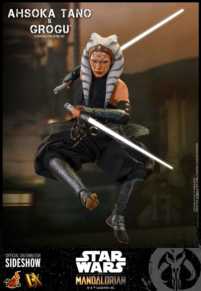 Brand new π Hot Toys Sixth Scale Collectible Figures Ahsoka Tano And Grogu Sixth Scale Figure Set π 16 Hot Toys Sixth Scale Collectible Figures Ahsoka Tano And Grogu Sixth Scale Figure Set