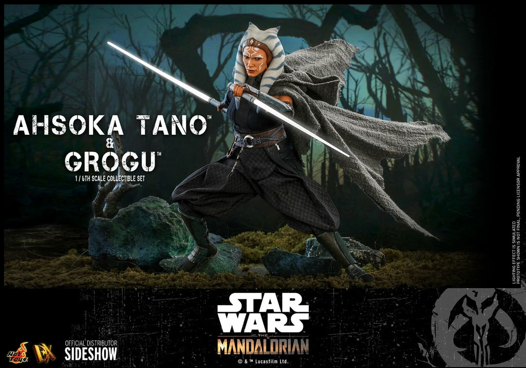 Brand new π Hot Toys Sixth Scale Collectible Figures Ahsoka Tano And Grogu Sixth Scale Figure Set π 14 Hot Toys Sixth Scale Collectible Figures Ahsoka Tano And Grogu Sixth Scale Figure Set