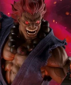 Hot Pop Cultures Store 14 PCS Collectibles Akuma 10 Year Ultimate Statue By PCS 1:4 Scale - Street Fighter