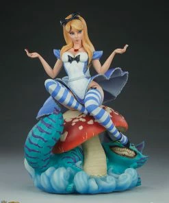 Premium Collection Alice In Wonderland Statue By Sideshow Collectibles Fairytale Fantasies Collection Artist J Scott Campbell