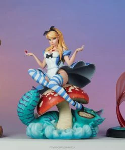 Premium Collection Alice In Wonderland Statue By Sideshow Collectibles Fairytale Fantasies Collection Artist J Scott Campbell