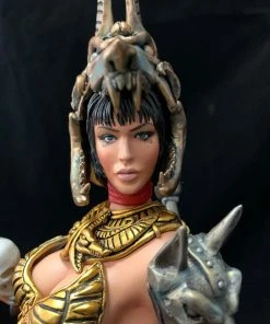 Hot Pop Cultures Store Premium Collection Anubis Statue By Yamato USA 1:6 Scale Fantasy Figure Collection - Vol. 1