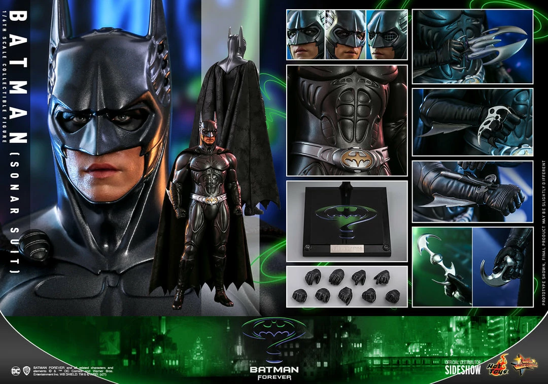 Best Pirce 😉 Batman (Sonar Suit) Sixth Scale Figure By Hot Toys Movie Masterpiece Series - Batman Forever ⭐ 18 Batman (Sonar Suit) Sixth Scale Figure By Hot Toys Movie Masterpiece Series - Batman Forever