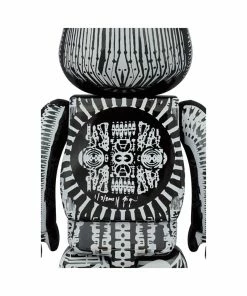 Be@rbrick H.R. Giger (Black Chrome Version) 100% & 400% Bearbrick By Medicom Toy