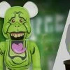 Ghostbusters Be@rbrick Slimer (Green Ghost) 1000% Bearbrick By Medicom Toy