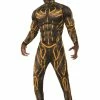 Halloweeencostumes.com Deluxe Adult Black Panther Erik Killmonger Battle Suit Costume Marvel Cosplay, Halloween Costumes