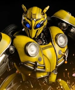 Hot Pop Cultures Store 2 Bumblebee Collectible Figure By ThreeA Toys DLX Scale - Die-Cast Metal - Bumblebee Movie