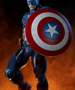 Captain America Premium Format™ Figure By Sideshow Collectibles Limited Edition