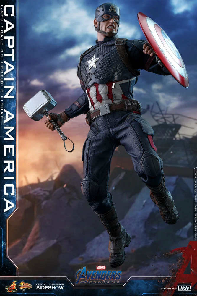 Discount ๐ฅ Captain America Sixth Scale Figure By Hot Toys Avengers: Endgame - Movie Masterpiece Series โจ 12 Captain America Sixth Scale Figure By Hot Toys Avengers: Endgame - Movie Masterpiece Series