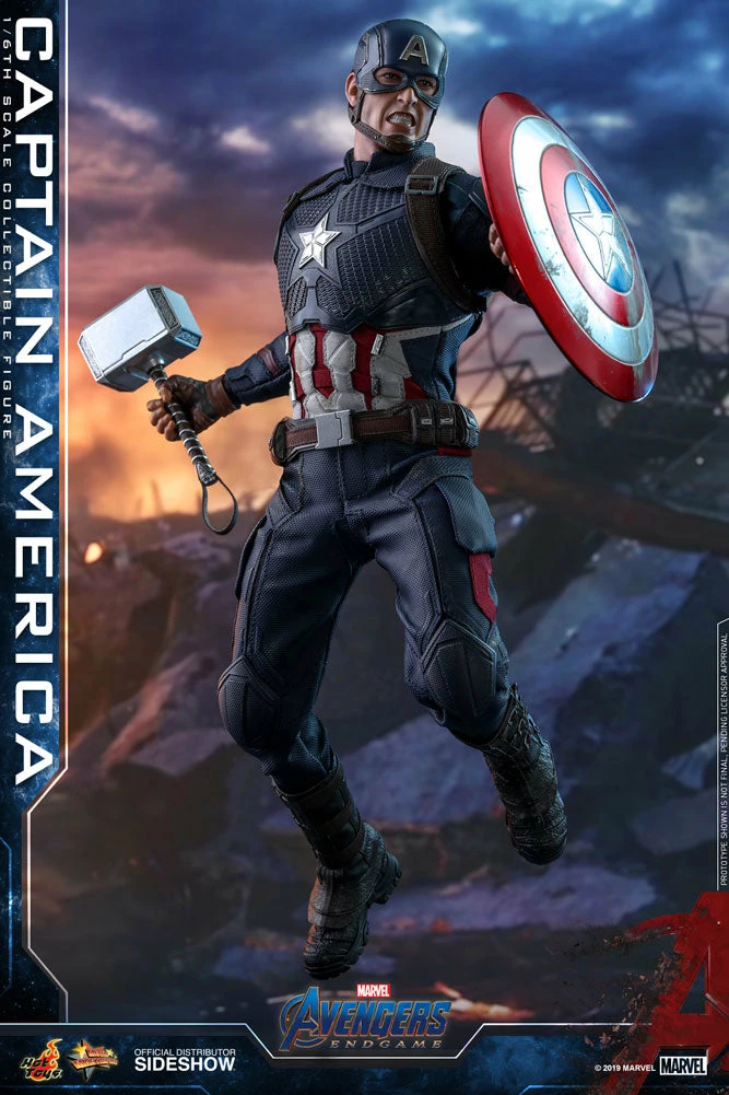 Discount ๐ฅ Captain America Sixth Scale Figure By Hot Toys Avengers: Endgame - Movie Masterpiece Series โจ 13 Captain America Sixth Scale Figure By Hot Toys Avengers: Endgame - Movie Masterpiece Series