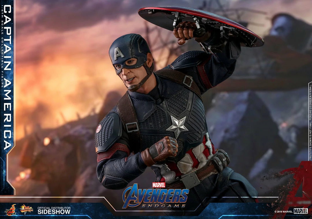 Discount ๐ฅ Captain America Sixth Scale Figure By Hot Toys Avengers: Endgame - Movie Masterpiece Series โจ 3 Captain America Sixth Scale Figure By Hot Toys Avengers: Endgame - Movie Masterpiece Series