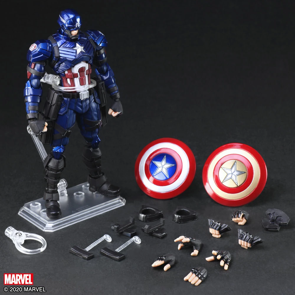 Buy 🎉 Captain America Action Figure By Square Enix Marvel Universe Variant BRING ARTS™ 🤩 3 Captain America Action Figure By Square Enix Marvel Universe Variant BRING ARTS™
