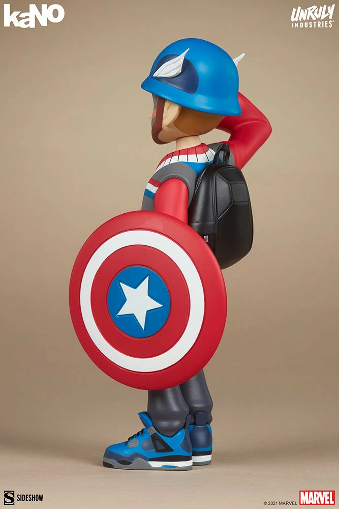 Buy 🎁 Captain America Designer Collectible Toy By Unruly Industries™ By KaNO 🧨 4 Captain America Designer Collectible Toy By Unruly Industries™ By KaNO