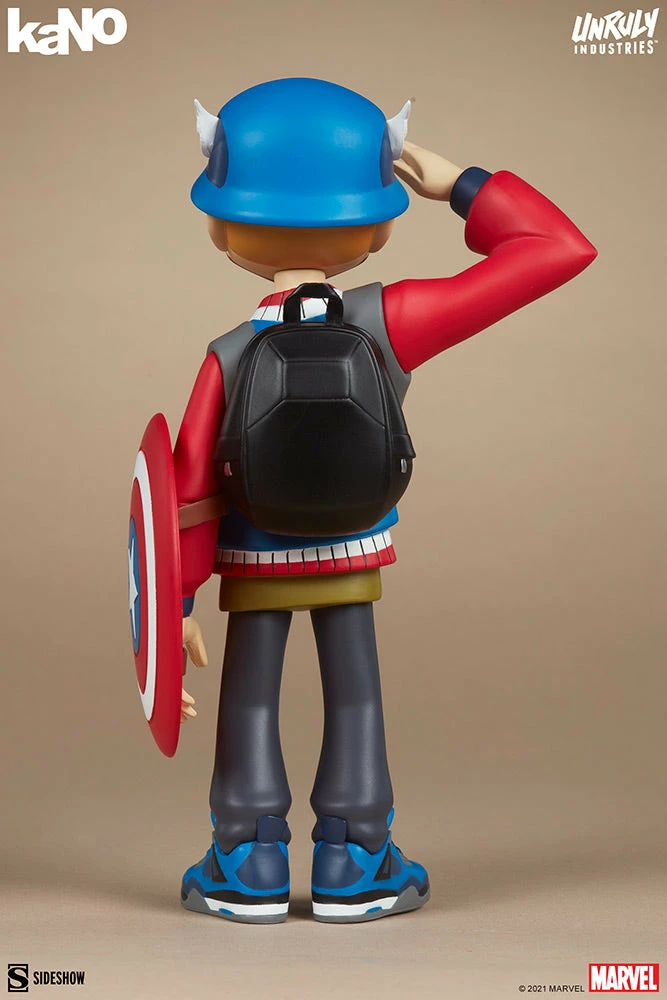 Buy 🎁 Captain America Designer Collectible Toy By Unruly Industries™ By KaNO 🧨 12 Captain America Designer Collectible Toy By Unruly Industries™ By KaNO