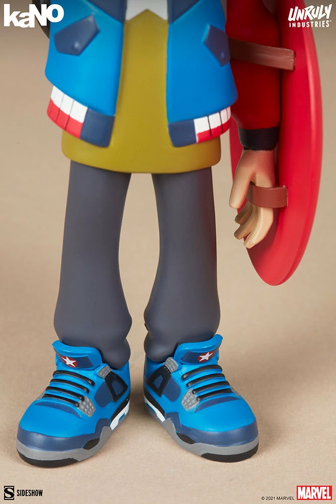 Buy 🎁 Captain America Designer Collectible Toy By Unruly Industries™ By KaNO 🧨 17 Captain America Designer Collectible Toy By Unruly Industries™ By KaNO