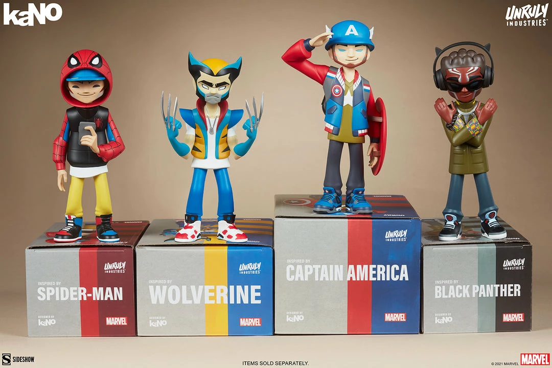 Buy 🎁 Captain America Designer Collectible Toy By Unruly Industries™ By KaNO 🧨 21 Captain America Designer Collectible Toy By Unruly Industries™ By KaNO