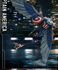 Captain America Sixth Scale Figure By Hot Toys Television Masterpiece Series - The Falcon And The Winter Soldier