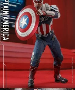 Captain America Sixth Scale Figure By Hot Toys Television Masterpiece Series - The Falcon And The Winter Soldier