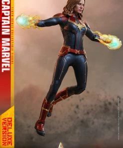 Avengers Earth's Heroes Captain Marvel Deluxe Version Sixth Scale Figure By Hot Toys Captain Marvel - Movie Masterpiece Series