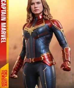 Avengers Earth's Heroes Captain Marvel Deluxe Version Sixth Scale Figure By Hot Toys Captain Marvel - Movie Masterpiece Series