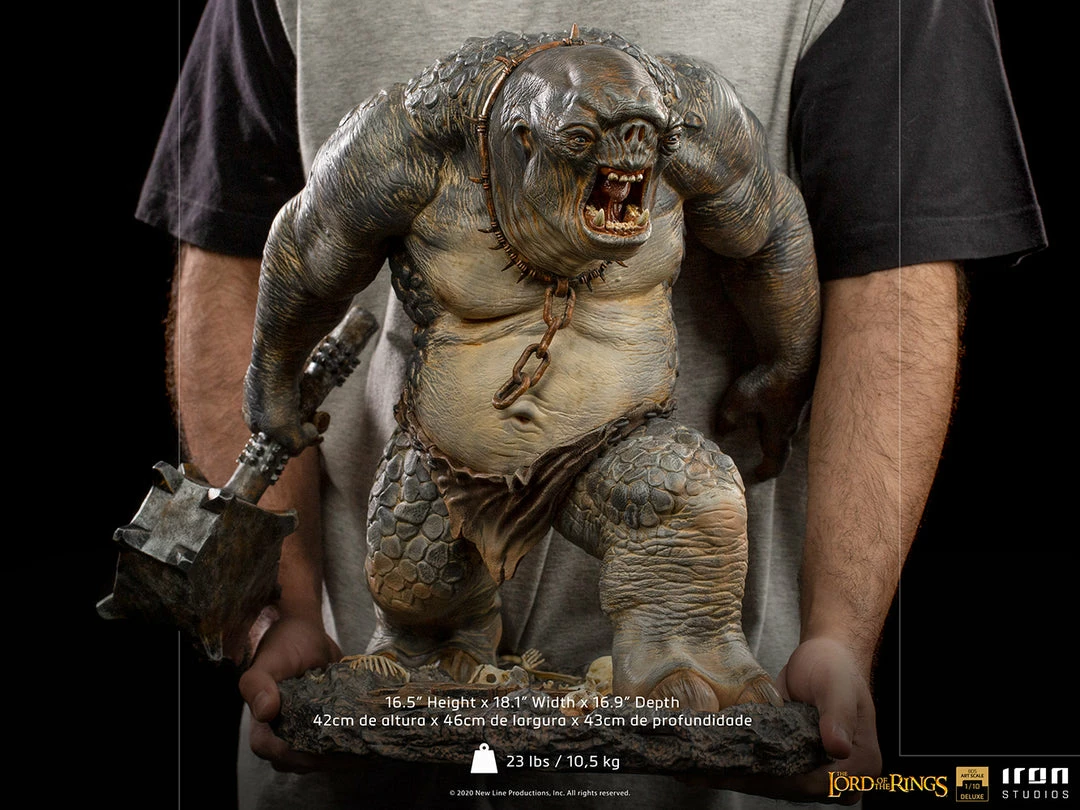 Brand new ๐งจ Cave Troll Deluxe 1:10 Scale Statue By Iron Studios The Lord Of The Rings - BDS Art Scale 1:10 ๐คฉ 16 Cave Troll Deluxe 1:10 Scale Statue By Iron Studios The Lord Of The Rings - BDS Art Scale 1:10