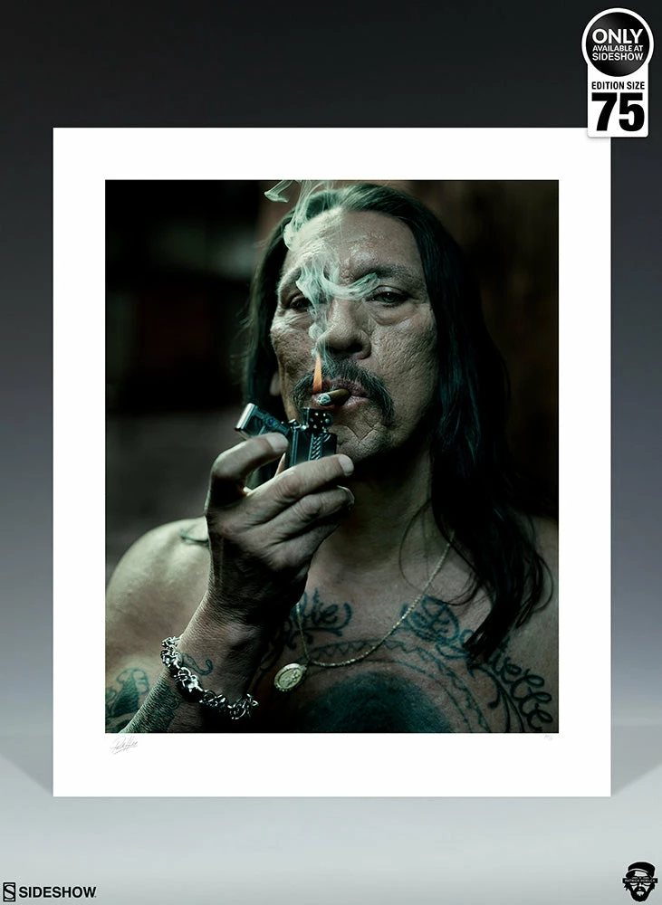 Hot Sale 👏 Danny Trejo Art Print By Sideshow Collectibles By Renowned Photographer Patrick Hoelck. 🔥 2 Danny Trejo Art Print By Sideshow Collectibles By Renowned Photographer Patrick Hoelck.