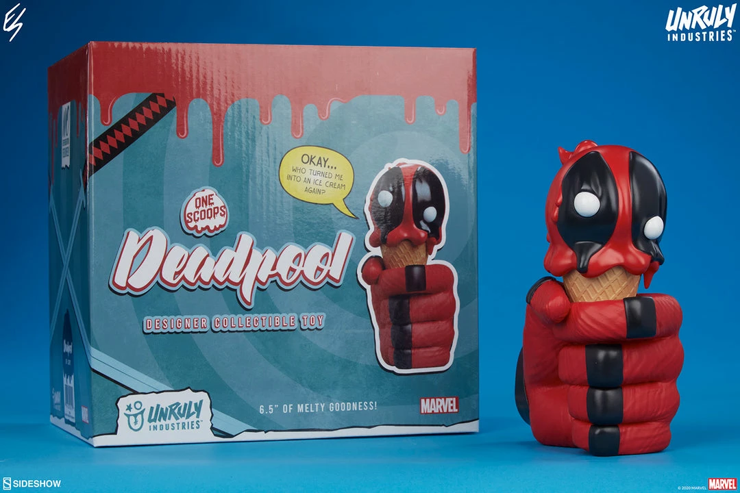 Promo 🌟 Deadpool: One Scoops Designer Collectible Toy By Unruly Industries™ By Erik Scoggan 🎉 14 Deadpool: One Scoops Designer Collectible Toy By Unruly Industries™ By Erik Scoggan