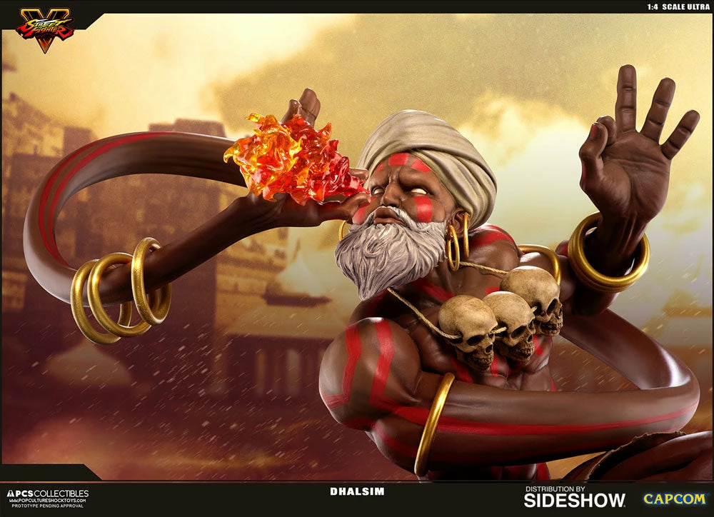 Brand new 👍 Dhalsim Statue By PCS Collectibles Street Fighter V 😍 2 Dhalsim Statue By PCS Collectibles Street Fighter V