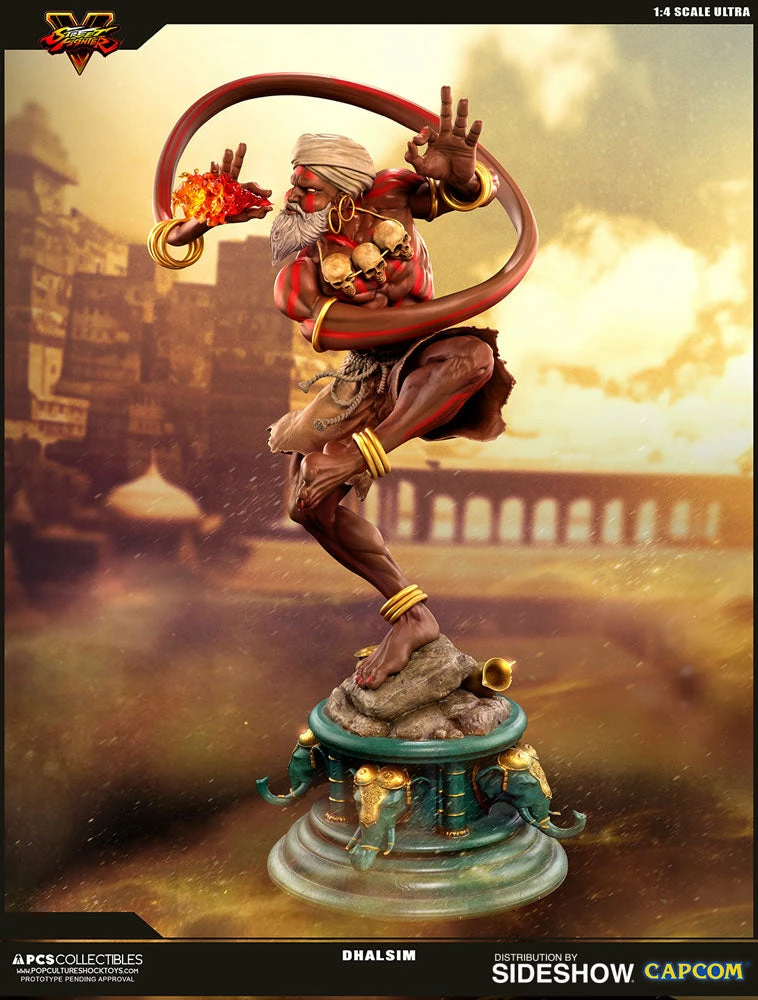 Brand new 👍 Dhalsim Statue By PCS Collectibles Street Fighter V 😍 1 Dhalsim Statue By PCS Collectibles Street Fighter V