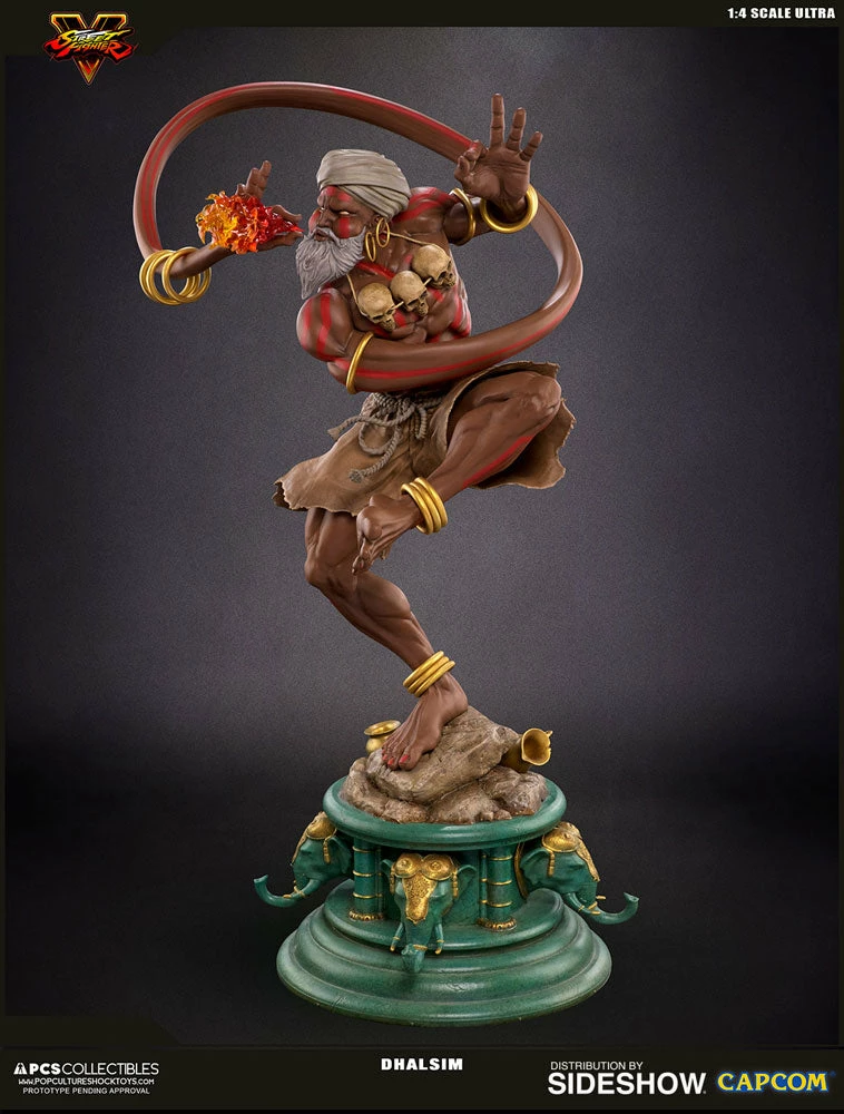 Brand new 👍 Dhalsim Statue By PCS Collectibles Street Fighter V 😍 9 Dhalsim Statue By PCS Collectibles Street Fighter V