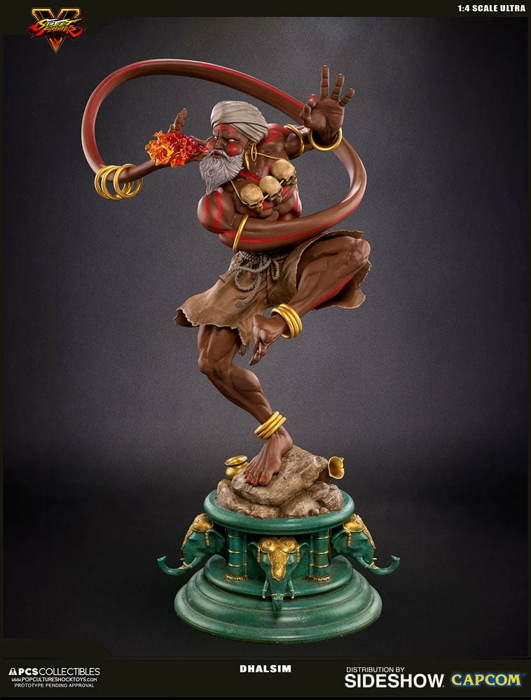 Brand new 👍 Dhalsim Statue By PCS Collectibles Street Fighter V 😍 8 Dhalsim Statue By PCS Collectibles Street Fighter V
