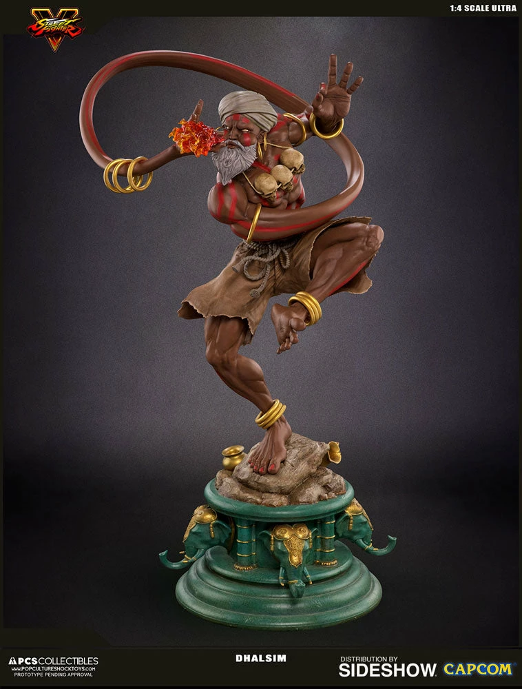 Brand new 👍 Dhalsim Statue By PCS Collectibles Street Fighter V 😍 7 Dhalsim Statue By PCS Collectibles Street Fighter V