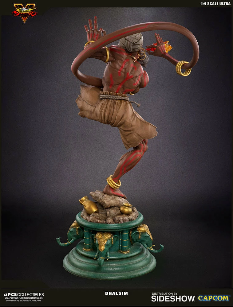 Brand new 👍 Dhalsim Statue By PCS Collectibles Street Fighter V 😍 16 Dhalsim Statue By PCS Collectibles Street Fighter V