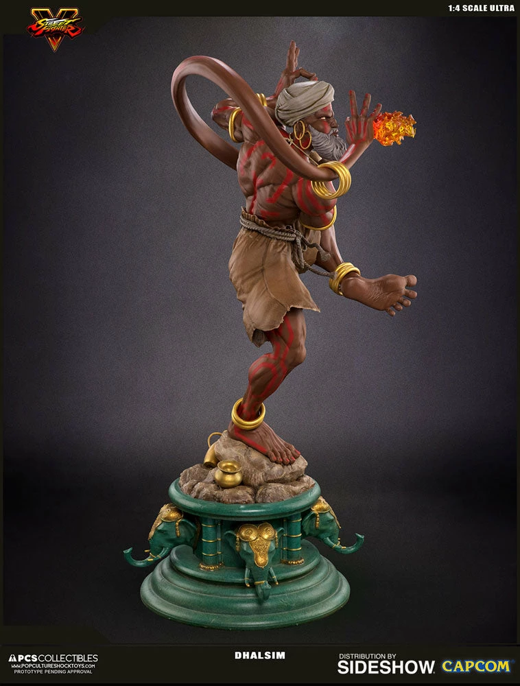 Brand new 👍 Dhalsim Statue By PCS Collectibles Street Fighter V 😍 13 Dhalsim Statue By PCS Collectibles Street Fighter V